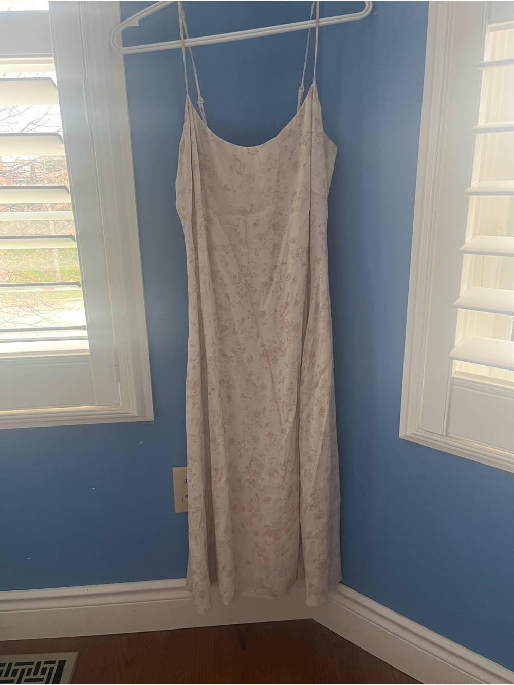 Wilfred Blush Pink Floral Slip Dress